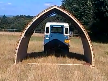 Towing a mobile field shelter