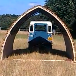 Use a vehicle to tow your field shelter